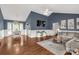 Open-concept living area with hardwood floors, a dining space, and plenty of natural light at 1990 Country Club Dr, Lancaster, SC 29720