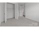 An empty bedroom with a closet at 210 Goldenrod Cir, Salisbury, NC 28147