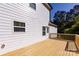 A lovely deck extends from the home and offers a wonderful space to enjoy the outdoors at 240 Doster Rd, Lancaster, SC 29720