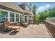 Spacious deck with comfortable lounge seating and lovely views; perfect for relaxing and entertaining outdoors at 2501 Mt Isle Harbor Dr, Charlotte, NC 28214