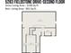 Second floor layout featuring attic and room at 5283 Fieldstone Dr, Concord, NC 28025