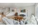A spacious living room featuring hardwood floors, fireplace and comfortable seating at 6145 Holland St, Fort Mill, SC 29707