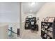 This is a home office with lots of wall decor at 7239 Oxford Hunt Dr, Stanley, NC 28164