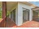 A well-maintained deck featuring sturdy wood railings, providing a safe and aesthetically pleasing outdoor space at 7527 Old Shelby Rd, Vale, NC 28168