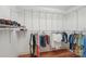 Walk-in closet with custom shelving and racks, providing ample storage space and organization at 7626 Vistaview Dr, Cornelius, NC 28031