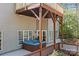 Enjoy the outdoors on the patio with this built-in hot tub at 7748 Long Bay Pkwy, Catawba, NC 28609