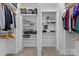 Well-organized walk-in closet with shelving and hanging space at 7748 Long Bay Pkwy, Catawba, NC 28609