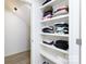 Spacious closet with built-in shelving, perfect for organized storage at 103 Carriage House Dr, Kannapolis, NC 28081