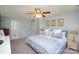 Spacious bedroom featuring a serene atmosphere, a comfortable bed, and ample closet space at 106 Friendfield Dr # B, Fort Mill, SC 29715