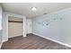 Cozy bedroom featuring new vinyl floors, closet, and lots of natural light at 1119 Highway 218 W Hwy, Indian Trail, NC 28079