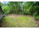 Expansive backyard featuring lush greenery and mature trees, perfect for outdoor activities at 114 Oakland Rd, Belmont, NC 28012