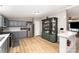 Spacious kitchen featuring stainless steel appliances and ample cabinet space at 114 Oakland Rd, Belmont, NC 28012