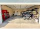 Spacious garage with high ceilings and plenty of room for parking and storage at 123 Cross Creek Dr, Statesville, NC 28625