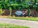 Bellemeade neighborhood sign surrounded by lush greenery and a brick wall at 1233 Weymouth Ln, Charlotte, NC 28270