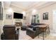 Inviting living room with fireplace, comfortable seating, and elegant decor at 1713 Mt Isle Harbor Dr, Charlotte, NC 28214