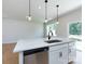Kitchen island sink with stainless steel dishwasher at 2021 Endeavor Run, Charlotte, NC 28269