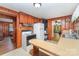 Cozy eat-in kitchen features wood cabinets, ample counter space, and vintage-style appliances at 3332 Celanese Rd, Rock Hill, SC 29732