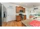 Efficient kitchen featuring stainless steel appliances, granite countertops, and wood cabinets at 4861 Samuel Pinckney Dr, Belmont, NC 28012