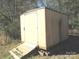 Exterior shot of the functional shed, perfect for extra storage space at 5180 Macedonia Church Rd, Vale, NC 28168