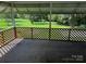View from back porch overlooking the backyard at 629 Belmorrow Dr, Charlotte, NC 28214
