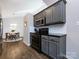Bright kitchen and dining area combo with modern appliances and stylish features at 7731 Ivy Hollow Dr, Charlotte, NC 28227