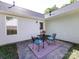 Cozy patio area with outdoor seating, perfect for relaxing and enjoying the outdoors at 7731 Ivy Hollow Dr, Charlotte, NC 28227