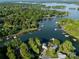 Aerial view of waterfront homes with private docks, illustrating a serene and coveted community for waterfront living at 7851 Green Cove Ct, Denver, NC 28037