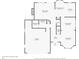 Detailed first floor plan showcasing the layout of the home at 9517 Harris Glen Dr, Charlotte, NC 28269