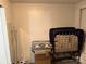 Bedroom space with fold-out bed frame, showing room dimensions and storage options at 104 Powder Horn Trl # C92, Mount Gilead, NC 27306
