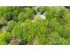 Expansive residential lot surrounded by mature trees, offering privacy and a serene natural setting at 10708 Danesway Ln, Cornelius, NC 28031