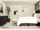 Well-designed bedroom featuring a chest of drawers, stylish decor, and relaxing neutral tones at 1094 Old Trade St, Edgemoor, SC 29712