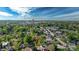 Aerial view showcasing the home's location near downtown Salisbury, NC at 112 Circle Dr, Salisbury, NC 28144