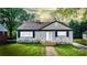 Charming brick home with a well-manicured lawn and inviting front entrance at 112 Circle Dr, Salisbury, NC 28144