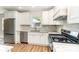 Well-equipped kitchen with stainless appliances, a gas range, and granite countertops at 112 Circle Dr, Salisbury, NC 28144