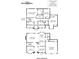 Detailed floor plan showcasing the layout of this 3164 sq ft home, featuring four bedrooms, office, and a two-car garage at 1202 Foxfield Rd, Waxhaw, NC 28173