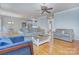 Spacious living room boasts an open floor plan to the dining and kitchen areas at 1202 Foxfield Rd, Waxhaw, NC 28173