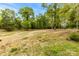 Lot displaying sprawling land surrounded by mature trees and a clear blue sky at 124 Neumann Run, Belmont, NC 28012