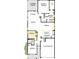 Floor plan featuring the layout of the home including the kitchen, bedrooms, bathrooms and garage at 1334 Idyllic Ln, Waxhaw, NC 28173