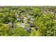 Aerial view of the community, highlighting the home's location among tree-lined streets at 15002 Strathmoor Dr, Charlotte, NC 28277