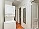 Convenient laundry area with stacked washer and dryer at 1944 Garibaldi Ave, Charlotte, NC 28208