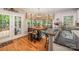 Charming eat-in kitchen features a cozy breakfast nook and a breakfast bar with granite countertops at 19729 Callaway Hills Ln, Davidson, NC 28036