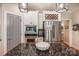 Kitchen featuring stainless appliances, granite countertops, and wine racks, creating a modern and functional space at 19729 Callaway Hills Ln, Davidson, NC 28036
