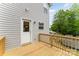 Backyard deck, perfect for outdoor entertaining and relaxation at 213 Rosemont Ave, Kannapolis, NC 28081