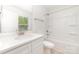 Clean, well-lit bathroom with a tub and shower combination and a modern vanity at 213 Rosemont Ave, Kannapolis, NC 28081