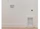 This laundry room features pristine white walls and includes the necessary utility connections at 213 Rosemont Ave, Kannapolis, NC 28081