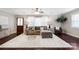 Cozy living room with hardwood floors and natural light at 2601 Dora Dr, Charlotte, NC 28215