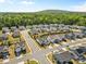Aerial view showcasing a well-planned community with lush green spaces, manicured lawns, and beautiful homes at 2704 Watergarden St, York, SC 29745