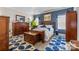 Beautiful bedroom with trey ceilings, wood furniture, and navy accents at 2704 Watergarden St, York, SC 29745