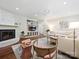 Inviting living area with fireplace, built-ins, and comfortable seating arrangement at 301 Glen Oaks Rd, Charlotte, NC 28270