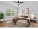 Cozy bedroom with plenty of natural light, wood flooring and neutral tones, perfect for relaxation at 3256 Brixton Ct, Charlotte, NC 28205
